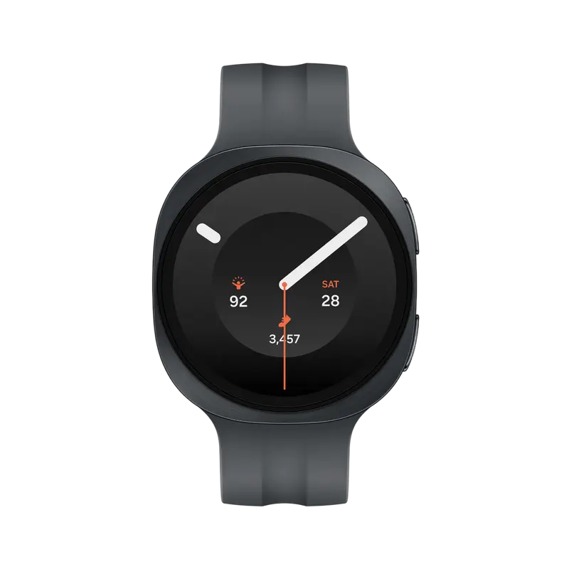 Ceas inteligent Samsung Galaxy Watch9 40 mm Negru, vedere laterală