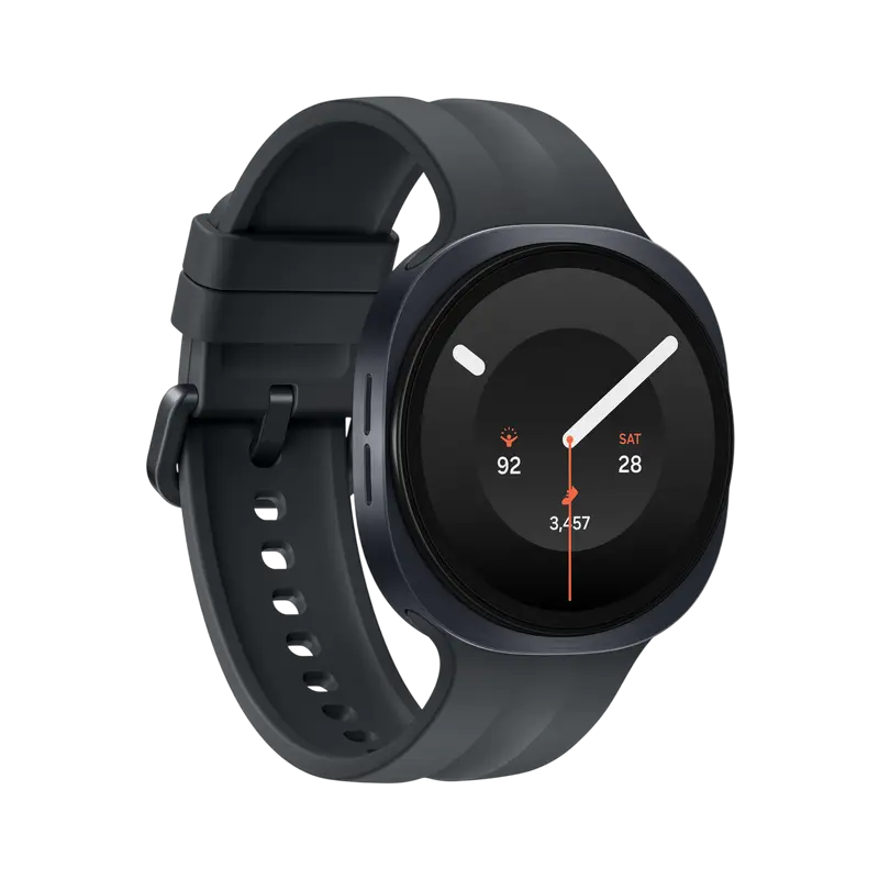 Ceas inteligent Samsung Galaxy Watch9 44 mm Negru, vedere posterioară