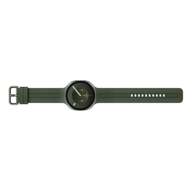 Ceas inteligent Samsung Galaxy Watch9 44 mm Argintiu, vedere posterioară