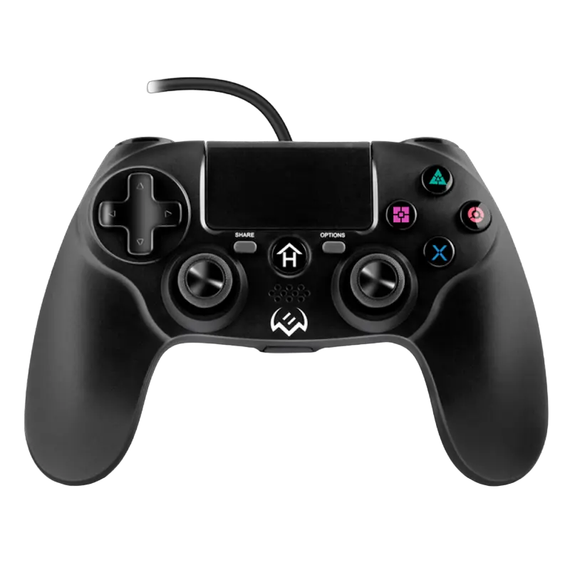 Gamepad SVEN GC-400, 4 axes, D-Pad, 2 mini joysticks, 11 buttons, Touchpad, Vibration feedback, 190g