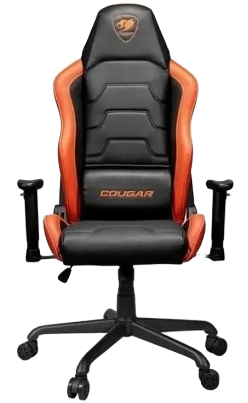 Gaming Chair Cougar ARMOR Air Black/Orange, User max load up to 120kg / height 150-185cm