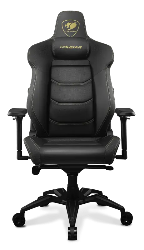 Gaming Chair Cougar ARMOR EVO Royal Black/Gold, User max load up to 160kg / height 160-195cm