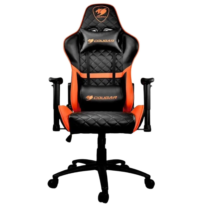 Gaming Chair Cougar ARMOR ONE Black/Orange, User max load up to 120kg / height 145-180cm