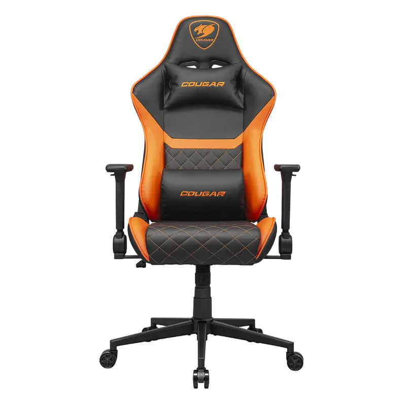Gaming Chair Cougar Armor One V2 Black/Orange, User max load up to 120kg / height 145-180cm
