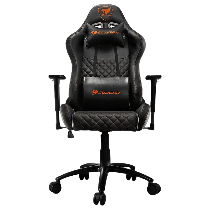 Gaming Chair Cougar ARMOR PRO Black, User max load up to 120kg / height 155-190cm