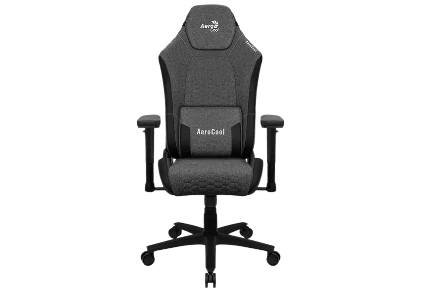 Gaming Chair AeroCool Crown AeroWeave Ash Black, User max load up to 150kg / height 170-190cm