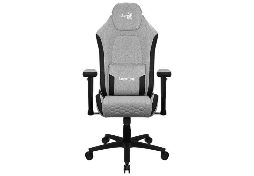Gaming Chair AeroCool Crown AeroWeave Ash Grey, User max load up to 150kg / height 170-190cm