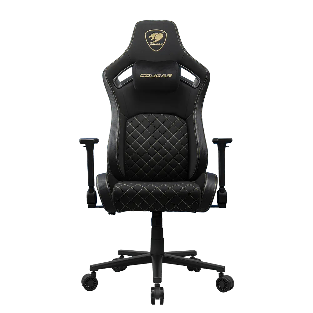 Gaming Chair Cougar Defensor Gold F, User max load up to 120kg / height 155-190cm