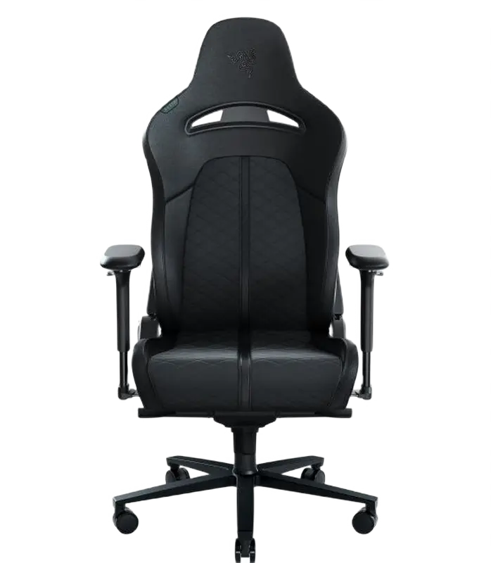 Gaming Chair Razer Enki, Maximum load 136 kg, 166-204cm, 4D Armreast,152 Degrees, Lumbar Arch, Black