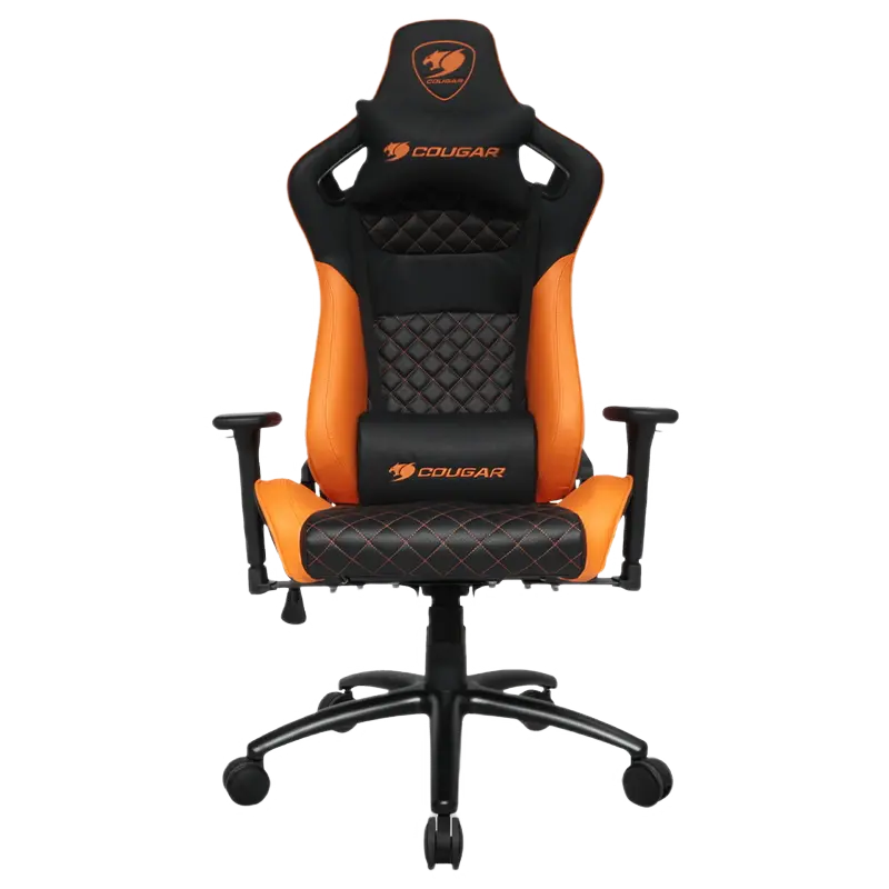 Gaming Chair Cougar EXPLORE S Black/Orange, User max load up to 120kg / height 155-190cm
