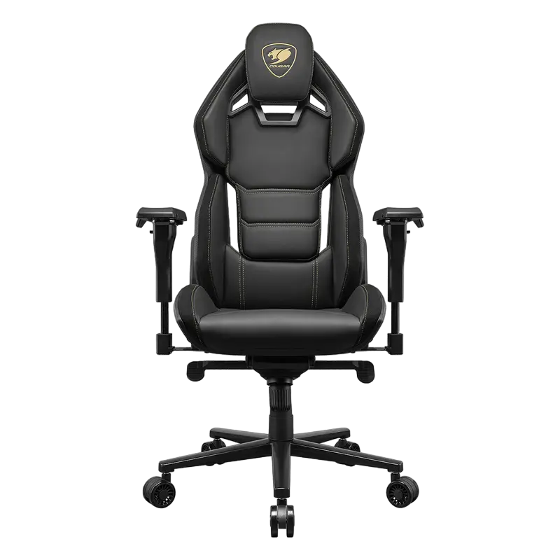 Gaming Chair Cougar HOTROD Royal Black/Gold, User max load up to 136kg / height 160-195cm