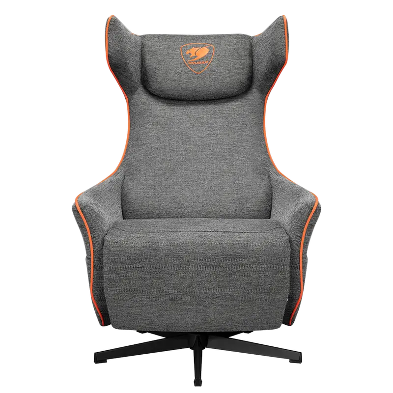 Gaming Chair/Sofa Cougar Magus Gray/Orange, User max load up to 150kg/height 160-195cm, Footrest,USB