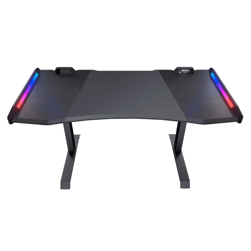 Gaming Desk Cougar MARS, Width 1500mm, Heigh 750 / 800 / 850 mm, Dual-sided RGB Lighting Effects