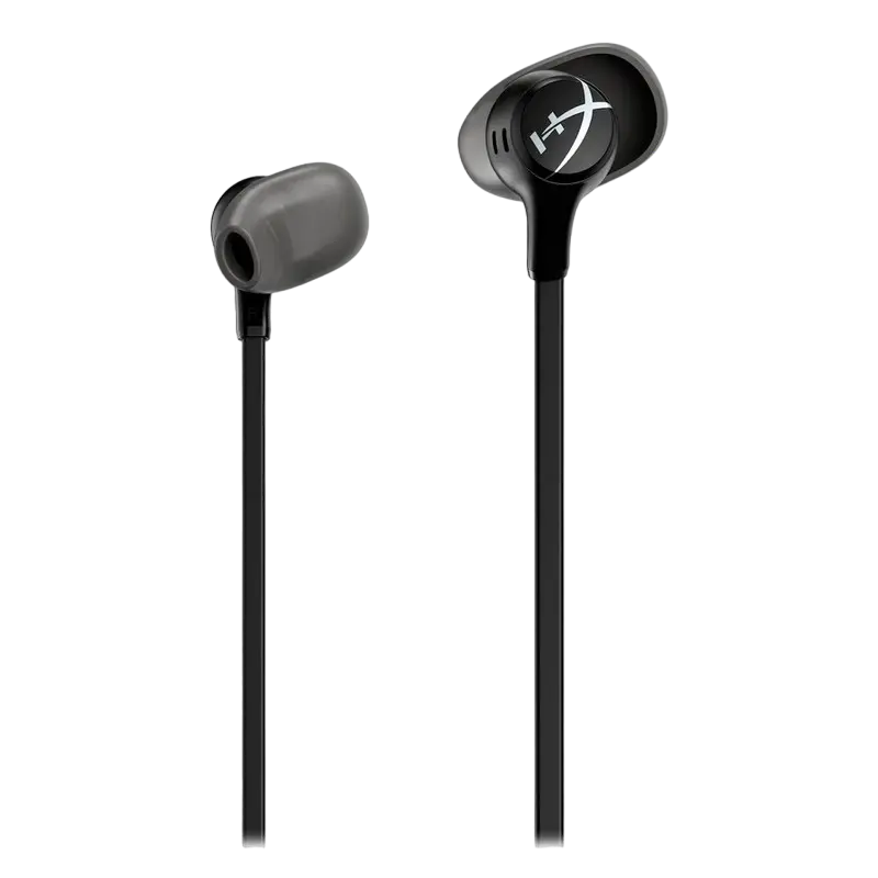 Gaming Earphones HyperX Cloud Earbuds II, 14.3mm driver,65 Ohm, 20-20khz,105db,20g.,3.5(4pin), Black