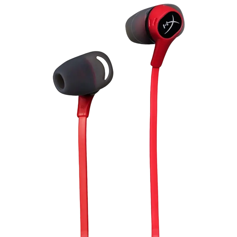 Gaming Earphones HyperX Cloud Earbuds II, 14.3mm driver, 65 Ohm, 20-20khz, 105db,20g.,3.5(4pin), Red