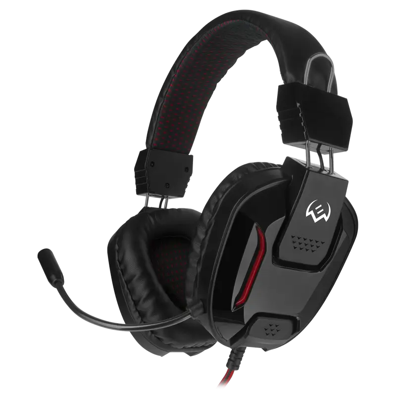 Gaming Headset SVEN AP-G555MV, 40mm drivers, 20-20kHz, 32 Ohm, 99dB, 290g, On-earcup control, 2.2m