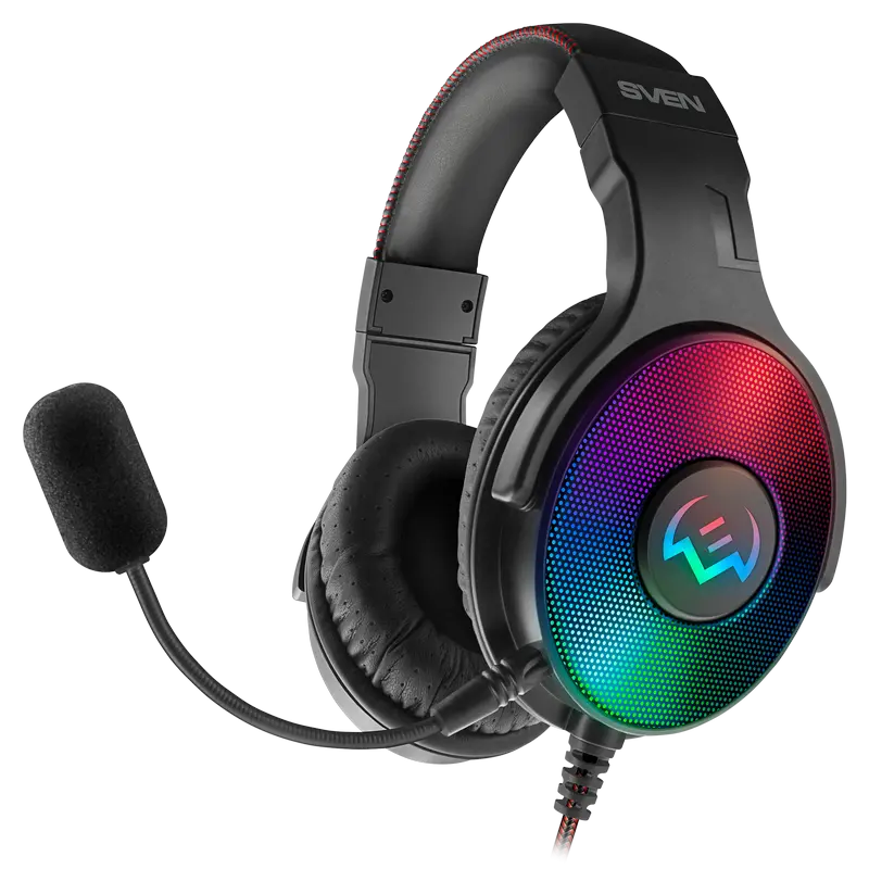 Gaming Headset SVEN AP-U1001MV, 50mm drivers, 50-20kHz, 32 Ohm, 115dB, 355g, In-Line Controls, Detac