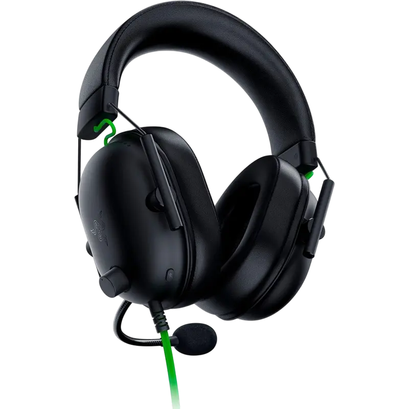Casti Gaming Razer BlackShark V2 X Negru cu Microfon Detasabil, vedere alternativă