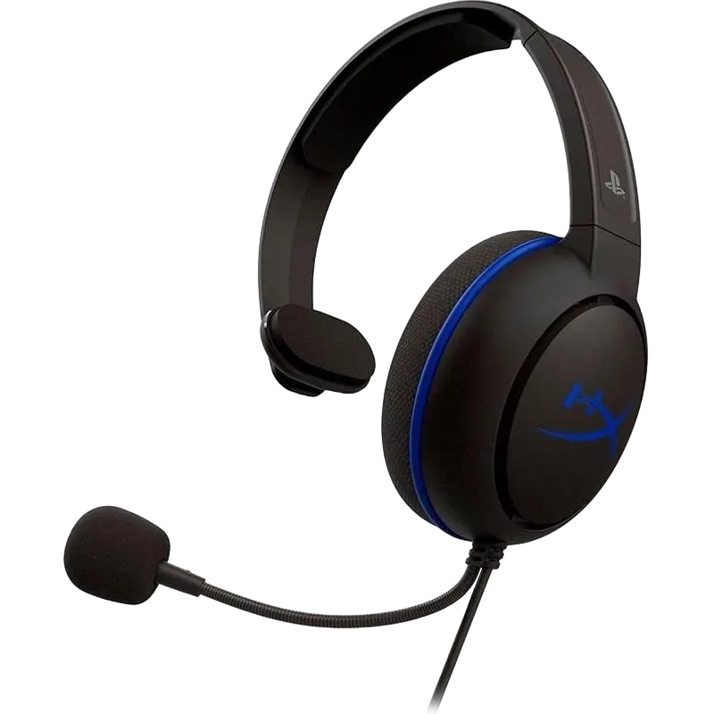 Gaming Headset HyperX Cloud Chat PS4, 40mm driver, 16 Ohm, 50-10kHz, 85 db, 123g, Noise-cancelling M