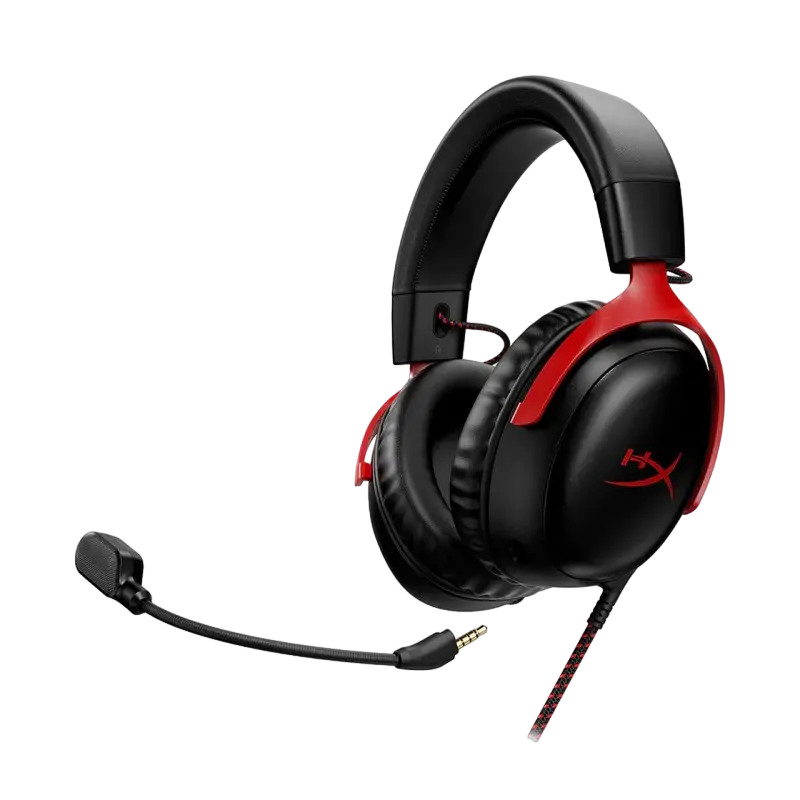 Gaming Headset HyperX Cloud III, 53mm driver, 64 Ohm, 15-21khz, 100db, 320g, Noise-cancelling Mic, D