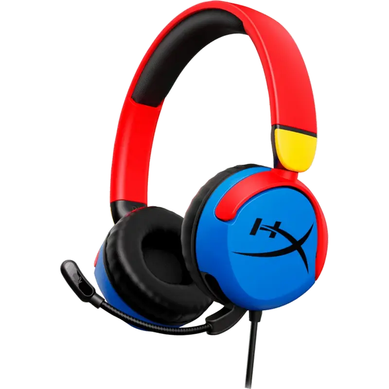 Gaming Headset HyperX Cloud Mini, 30mm driver, 20-20khz, 83db, 127g., Flip-to-mute, Rotating ear cup