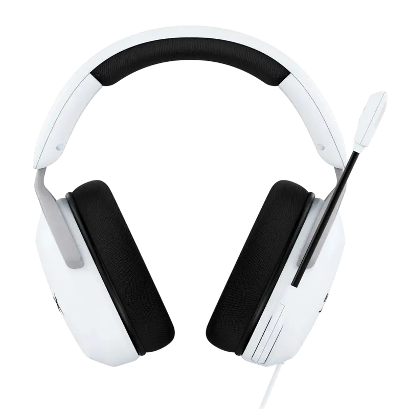 Căști gaming HyperX CloudX Stinger 2 Core pentru Xbox albe, detaliu interfață