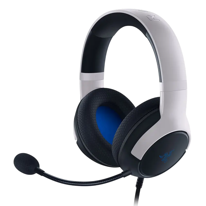 Gaming Headset Razer Kaira X for PlayStation, 50mm drivers, 20-20kHz, 32 Ohm, 96db, 283g, On-earcup