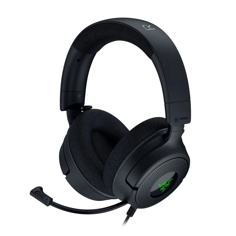 Gaming Headset Razer Kraken V4 X, 40mm driver, 20-20kHz, 32 Ohm, 96db, 310g, On-earcup control, Retr