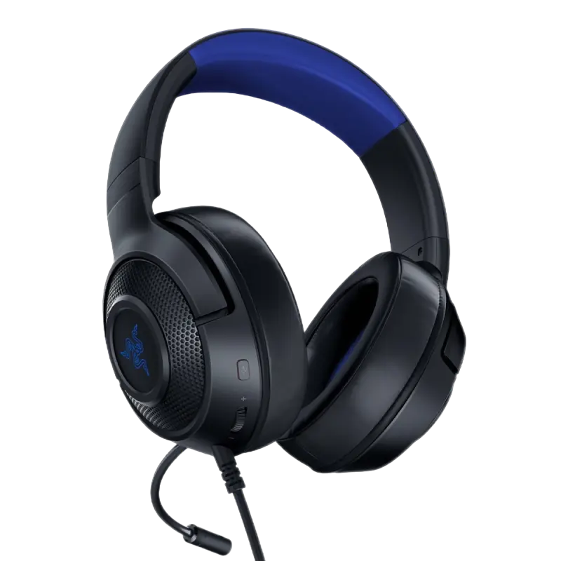 Gaming Headset Razer Kraken X for Console, 40mm, 12-28kHz, 32 Ohm, 109db, 250g, On-earcup control