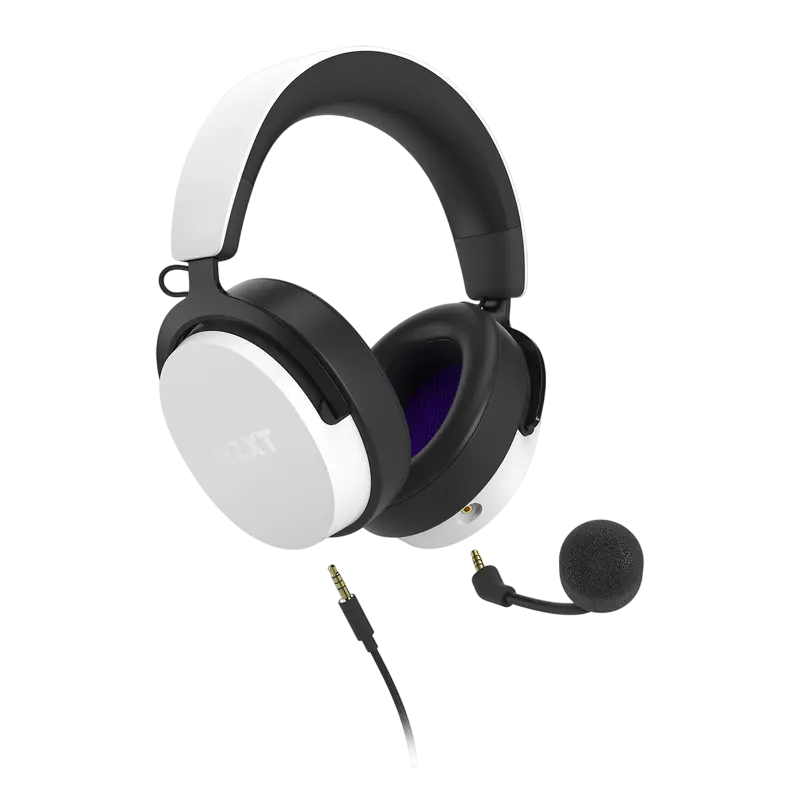 Gaming Headset NZXT Relay, 40mm drivers, 20-40kHz, 32 Ohm, 113dB, 263g, On-cable volume control, Det
