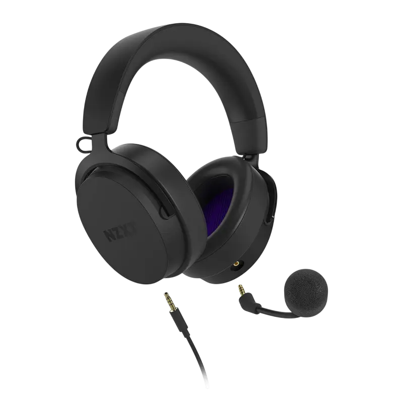 Gaming Headset NZXT Relay, 40mm drivers, 20-40kHz, 32 Ohm, 113dB, 263g, On-cable volume control, Det