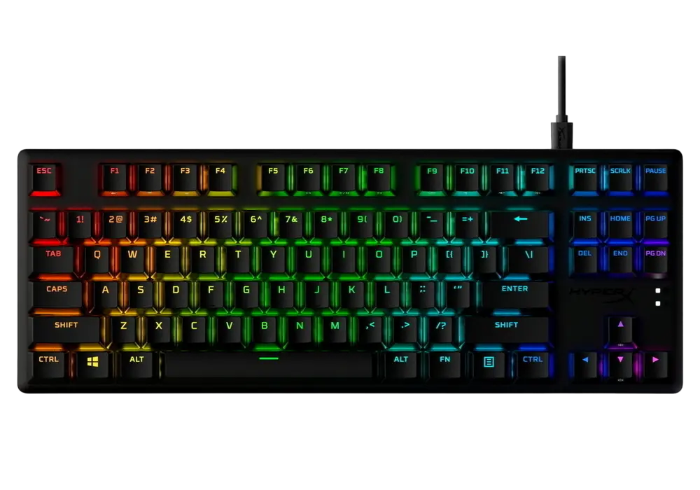 Gaming Keyboard HyperX Alloy Origins Core PBT, Mechanical, TKL, Linear SW, PBT keycaps, Aluminum, On