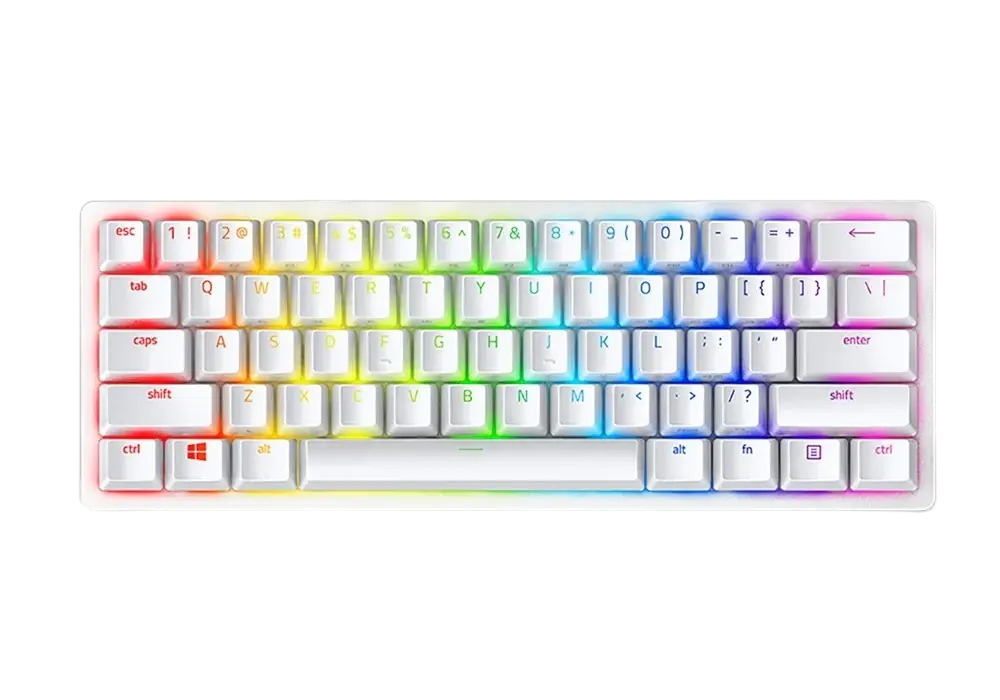Gaming Keyboard Razer Huntsman Mini, Mechanical, 60% Form Factor, Optical Clicky SW, Aluminum, Doubl