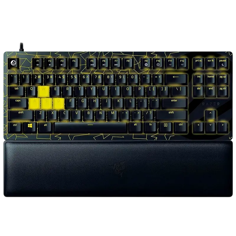 Gaming Keyboard Razer Huntsman V2 ESL, TLK, Mechanical, Opt.Linear SW, Aluminum top, Macro, Wrist Re