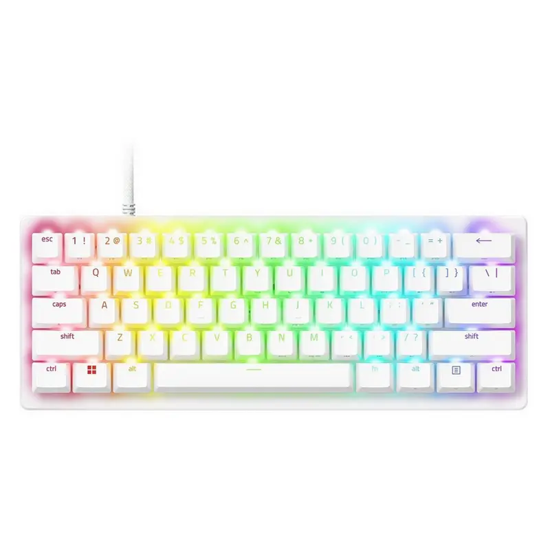 Tastatura gaming Razer Huntsman V3 Pro Mini, alba