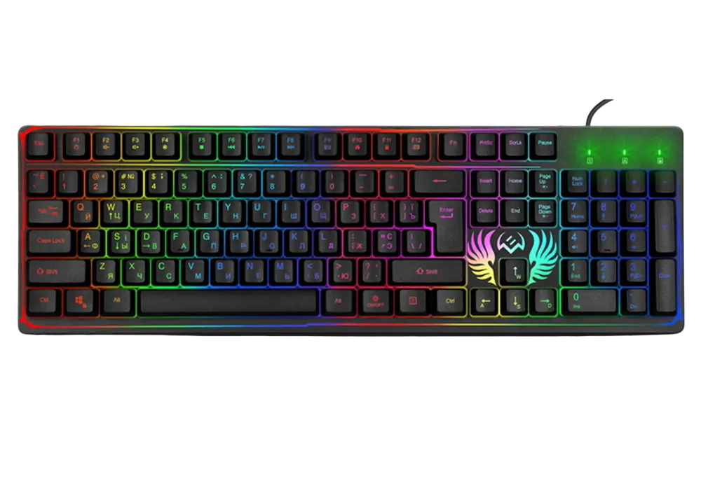 Gaming Keyboard SVEN KB-G8000, Fn keys, Backlight, WinLock, 1.8m, USB, EN/RU, Black