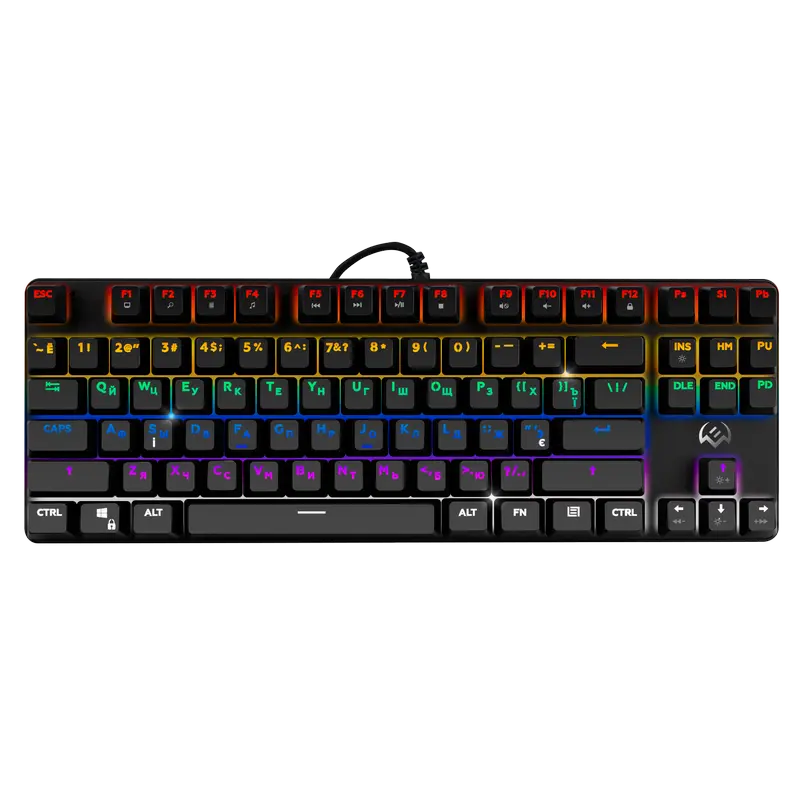Gaming Keyboard SVEN KB-G9150, Mechanical, TLK, Blue SW, Metal panel, FN Keys, Win Lock, Anti-Ghosti