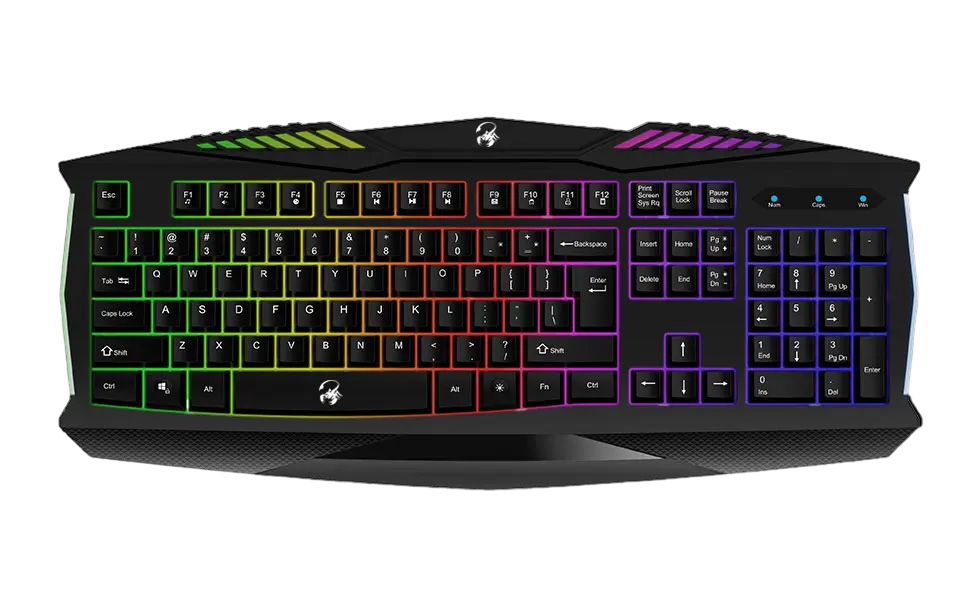 Gaming Keyboard Genius SCORPION K220, 12 Fn Hotkeys, Spill-resistant, 7 color backlight, Black, USB