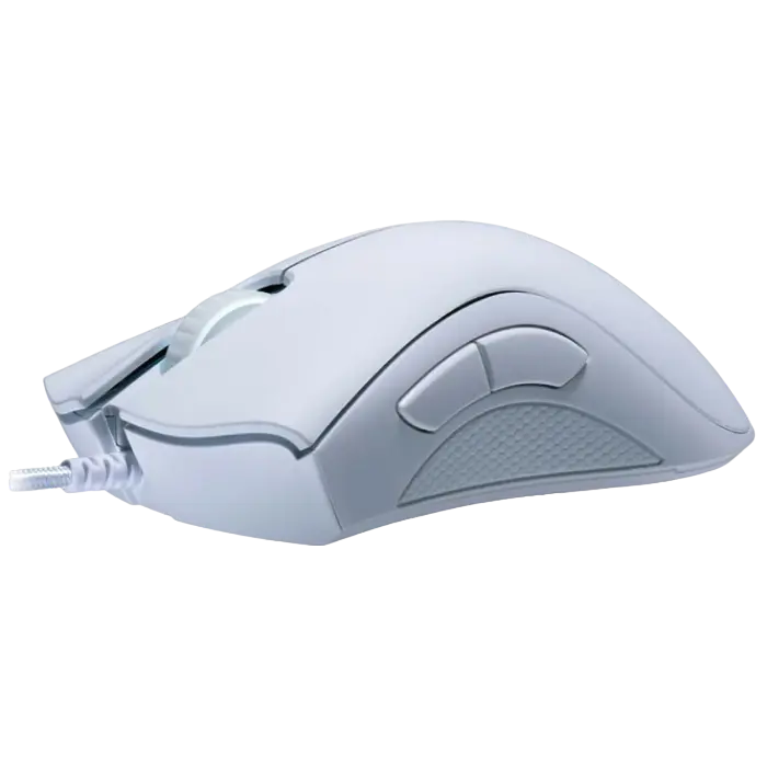 Mouse gaming Razer DeathAdder Essential, 6400 DPI, Alb, detaliu interfață