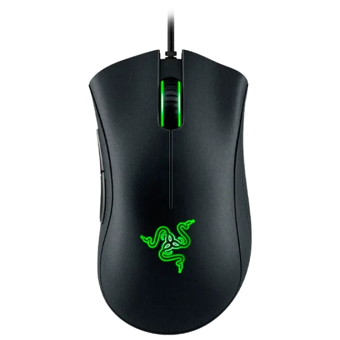 Gaming Mouse Razer DeathAdder Essential, 6400 dpi, 5 buttons, 30G, 220IPS, 96g, Mech.SW, Green Light