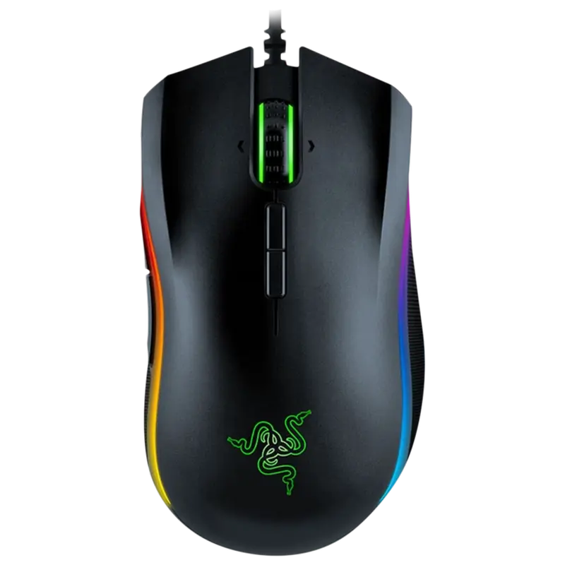 Gaming Mouse Razer Mamba Elite, 16k dpi, 9 buttons, 50G, 450IPS, 96g, Mech.SW, On-Board Memory, RGB