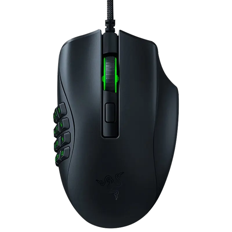 Gaming Mouse Razer Naga X, 18k dpi, 16 buttons, 40G, 450IPS, 85g, Opt.SW, On-Board Memory, RGB, 1.8m