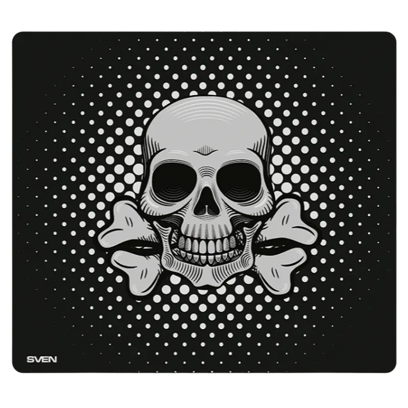 Gaming Mouse Pad SVEN GF2M, 320 x 270 x 3mm, Fabric surface for Speed, Rubberized base, Picture