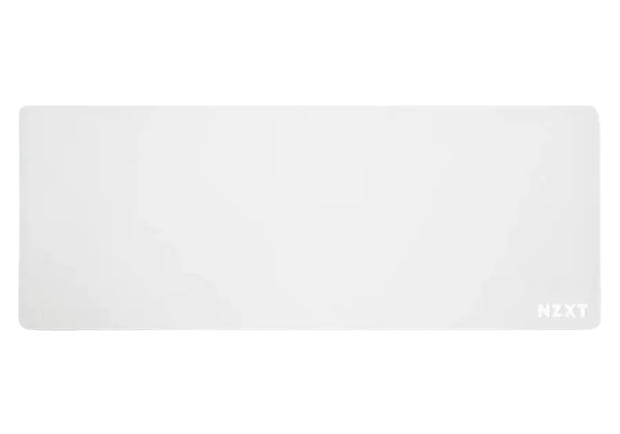 Gaming Mouse Pad NZXT MXL900, 900 x 350 x 3mm, Stain resistant coating, Low-friction surface, White