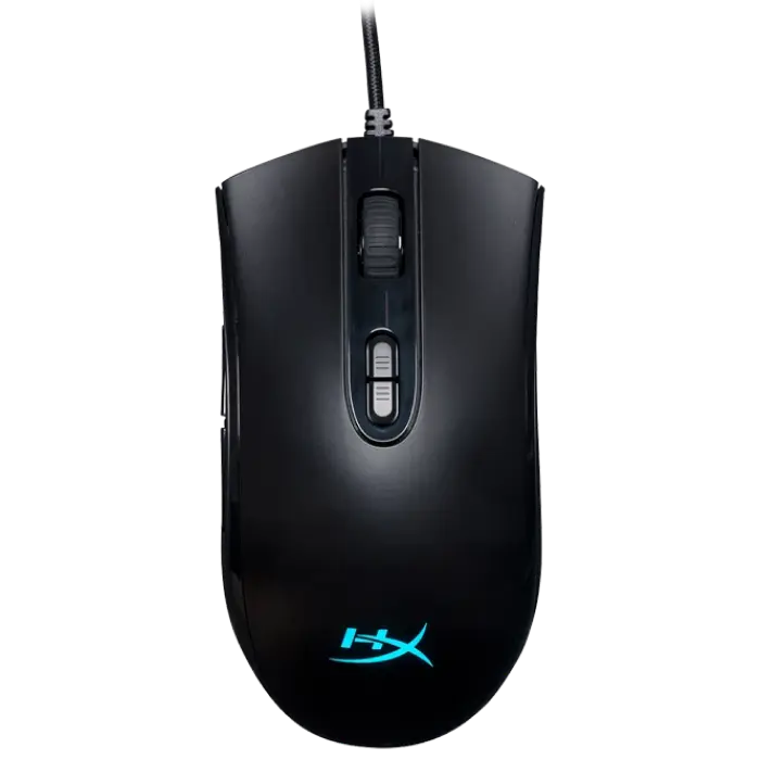 Gaming Mouse HyperX Pulsefire Core, 800-6200 dpi, 7 buttons, 220IPS, 30G, 87g, Ambidextrous, Onboard