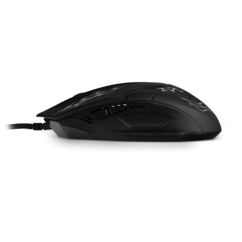 Mouse gaming SVEN RX-G720, cu fir, 3200 DPI, 6 butoane, iluminare RGB, Negru, imagine suplimentară 8