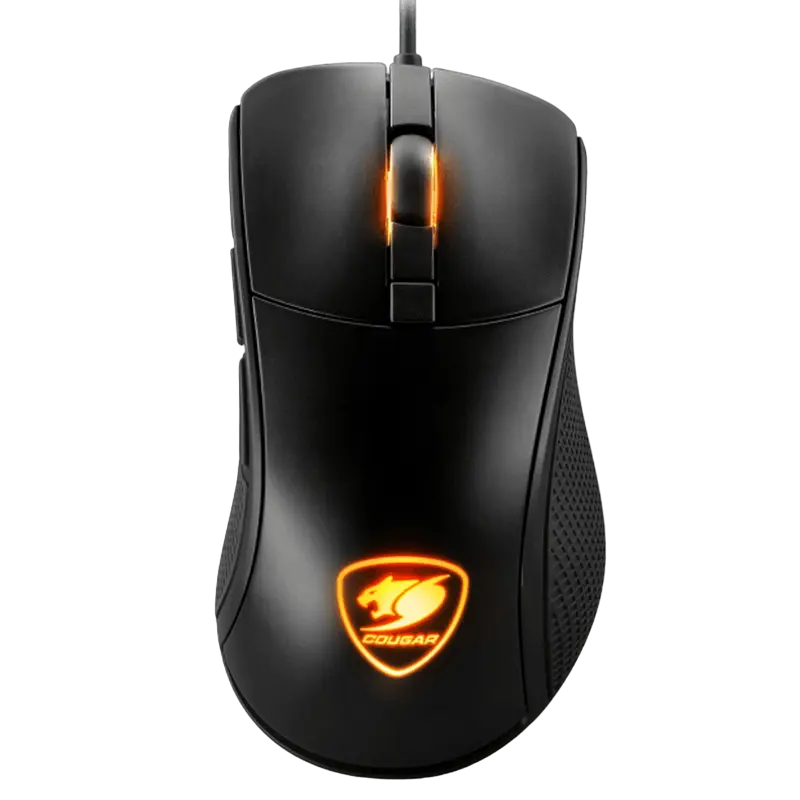Gaming Mouse Cougar Surpassion, 50-7200 dpi, 6 buttons, 150IPS, 30G, 96g, 2-Zone Backlight, LCD scre