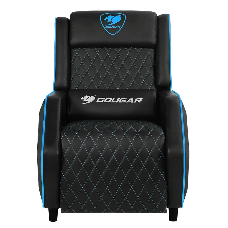 Gaming Sofa Cougar Ranger PS Black/Blue, User max load up to 160kg / height 145-190cm