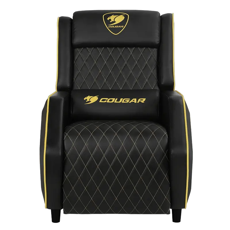 Gaming Sofa Cougar Ranger Royal Black/Gold, User max load up to 160kg / height 145-190cm