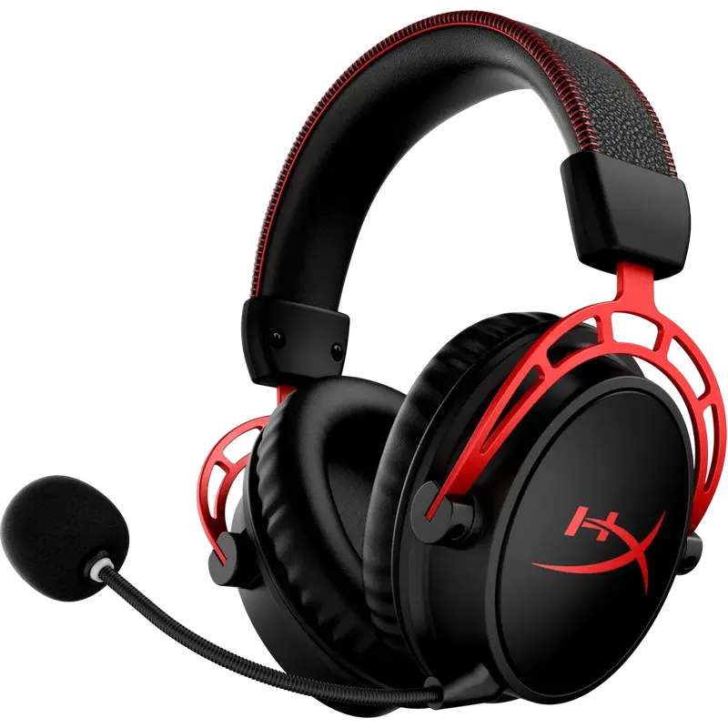 Gaming Wireless Headset HyperX Cloud Alpha, 50mm driver, 62 Ohm, 15-21kHz, 98db, 318g, 300h, On-earc